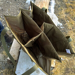 4-section Mushroom Picking Bag (for sorting), Shoulder Bag for a Mushroom Forager made of polyester and mesh - MG60